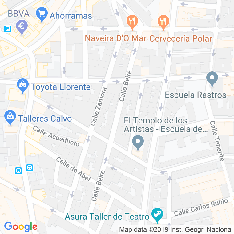 Código Postal calle Beyre, residencial en Alcobendas y La Moraleja