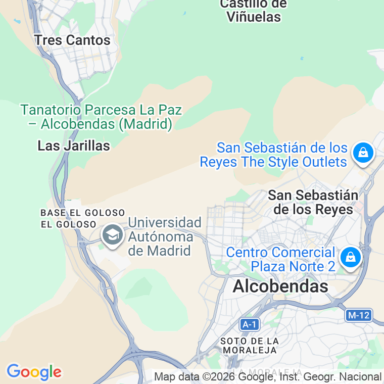 Código postal de Burgos   (impares del 1 al Final)  (pares del 2 al Final) en Alcobendas y la Moraleja