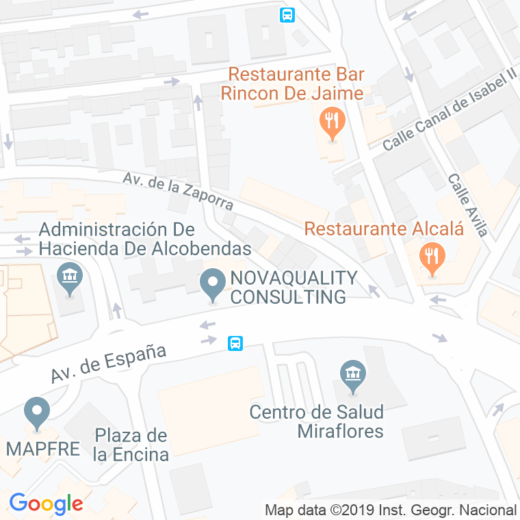 Código Postal calle Calanda en Alcobendas y La Moraleja
