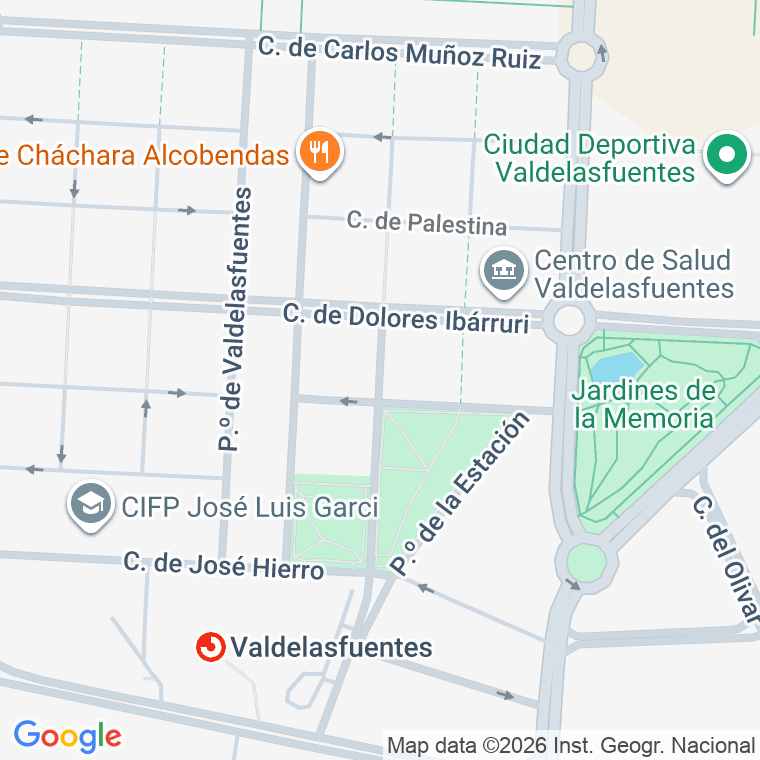 Código postal de Federico Moreno Torroba en Alcobendas y la Moraleja