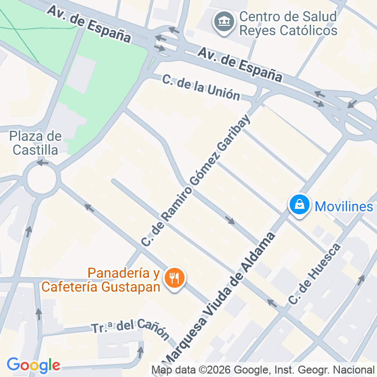 Código postal de Ramiro Gomez Garibay, Plaza en Alcobendas y la Moraleja