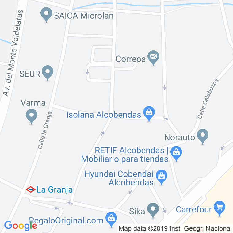 Código Postal calle San Jose Artesano en Alcobendas y La Moraleja