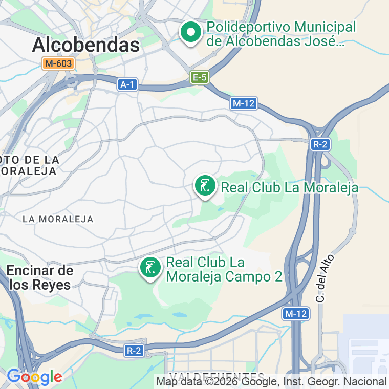 Código postal de Calle Camino Ancho (del) en Alcobendas