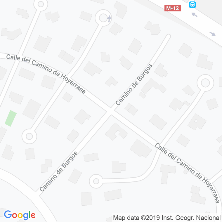 Código Postal calle Camino De Burgos en Alcobendas y La Moraleja