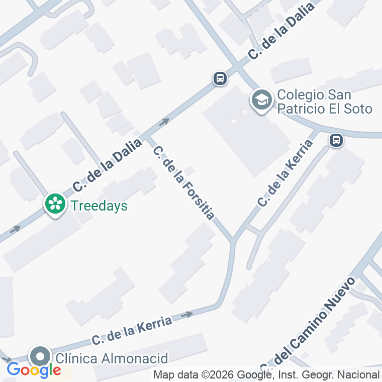 Código postal de Forsitia en Alcobendas y la Moraleja