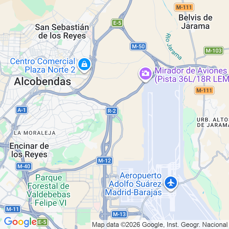 Código postal de Soto de la Moraleja, Urbanizacion en Alcobendas y la Moraleja