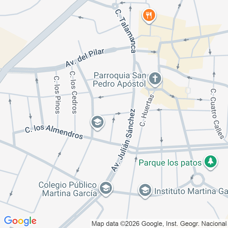 Código postal de Calle Rosales (los) en Fuente el Saz de Jarama