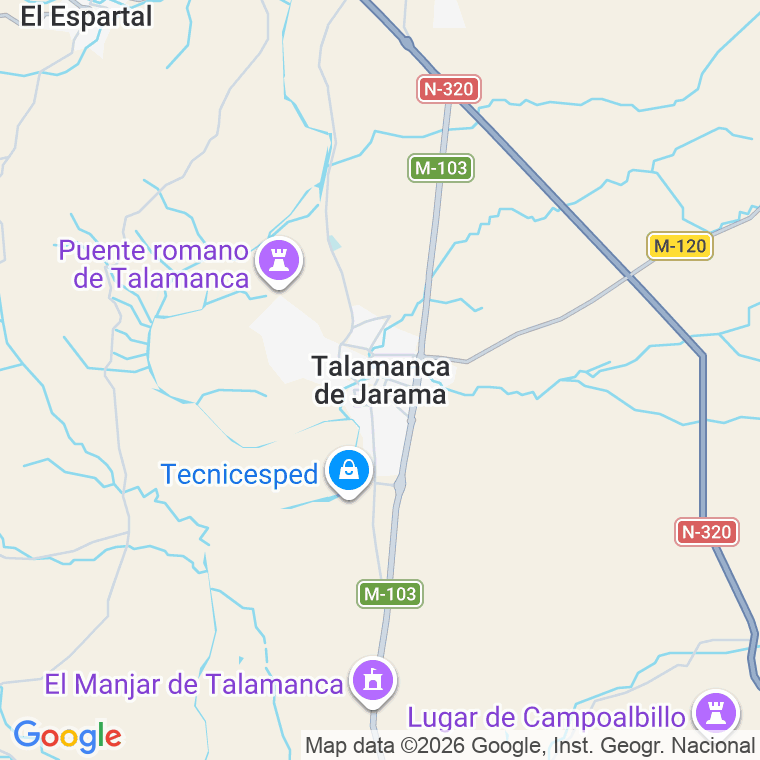 Código postal de Talamanca del Jarama en Madrid