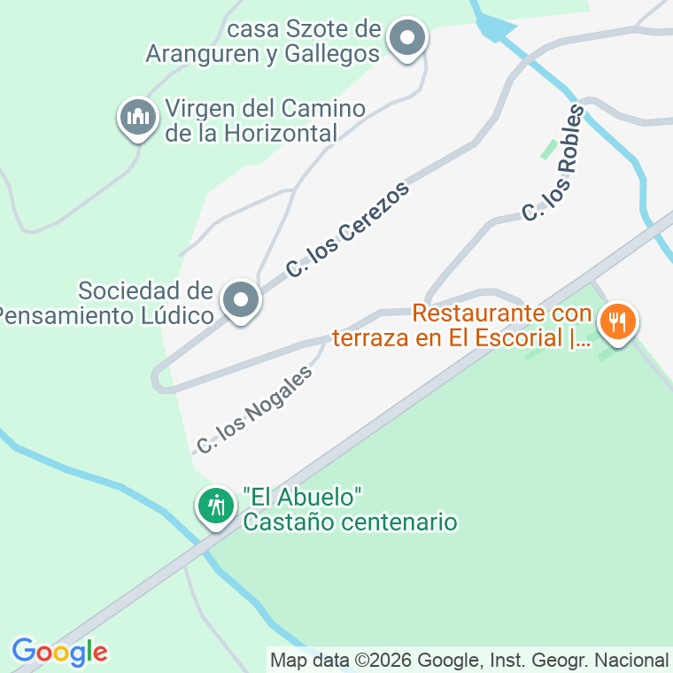 Código postal de Calle Guindos (los) en San Lorenzo de el Escoria