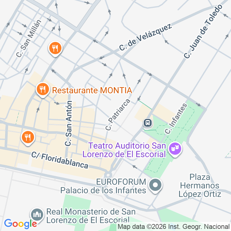 Código postal de Calle Patriarca en San Lorenzo de el Escoria