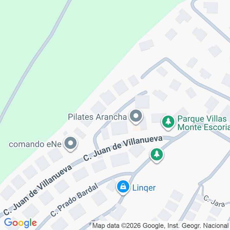 Código postal de Calle Prado del Guindal en San Lorenzo de el Escoria