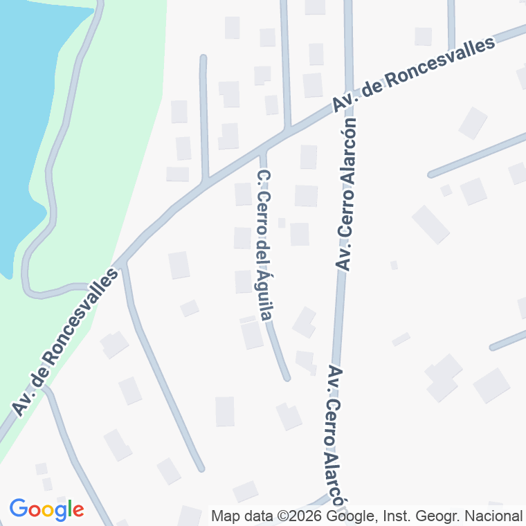 Código postal de Calle Cerro del Aguila en Navarredonda