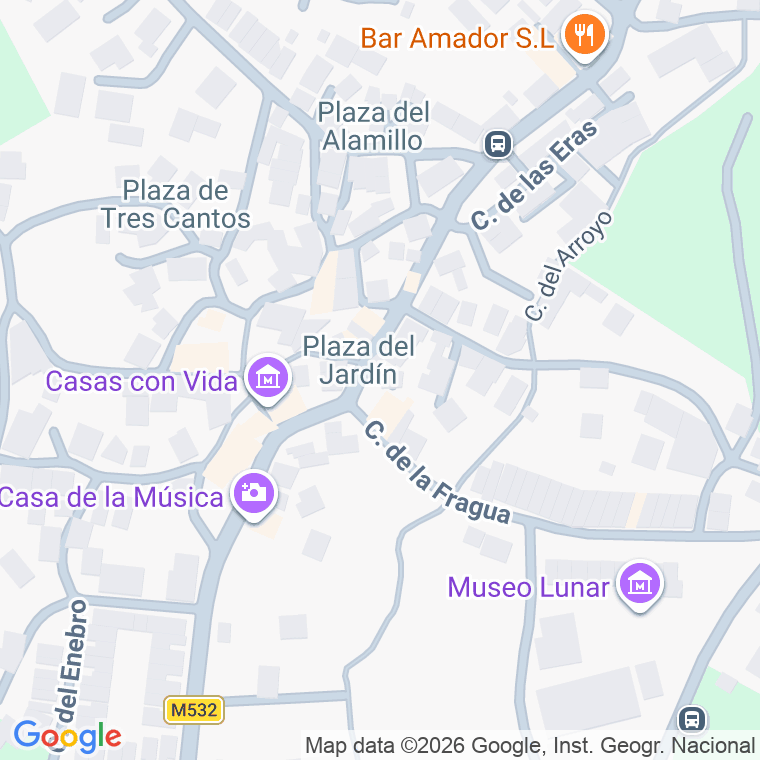 Código postal de Plaza Jardin (del) en Fresnedillas de la Oliva