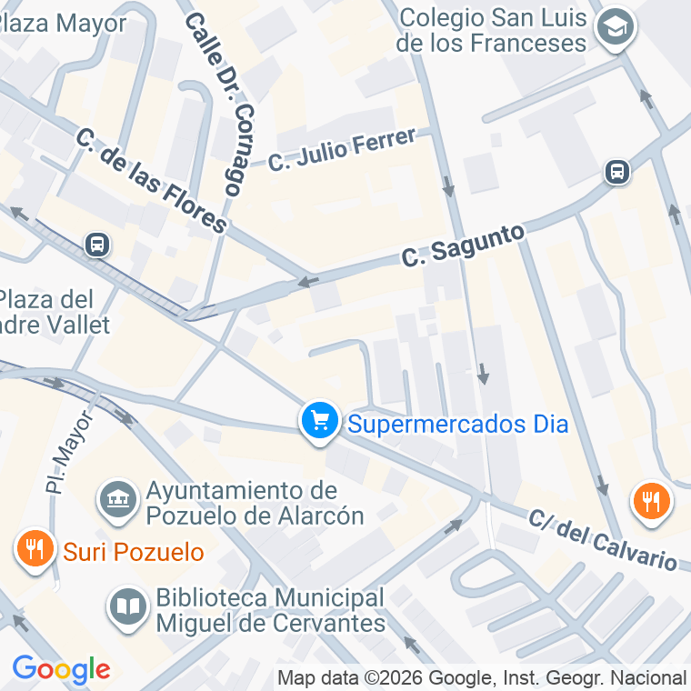 Código postal de Calle Agua en Pozuelo de Alarcon