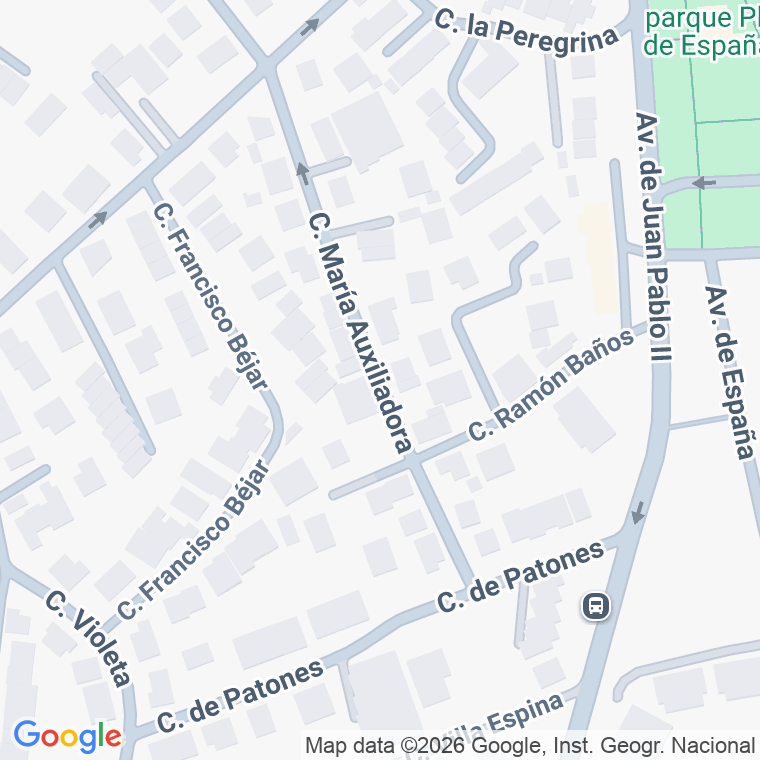 Código postal de Calle Maria Auxiliadora en Pozuelo de Alarcon