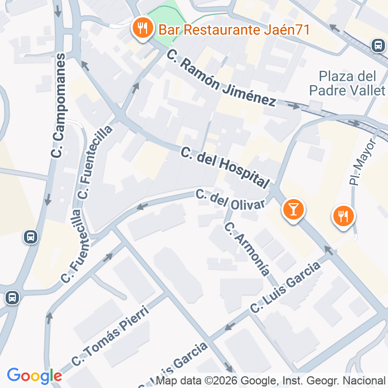 Código postal de Calle Olivar en Pozuelo de Alarcon