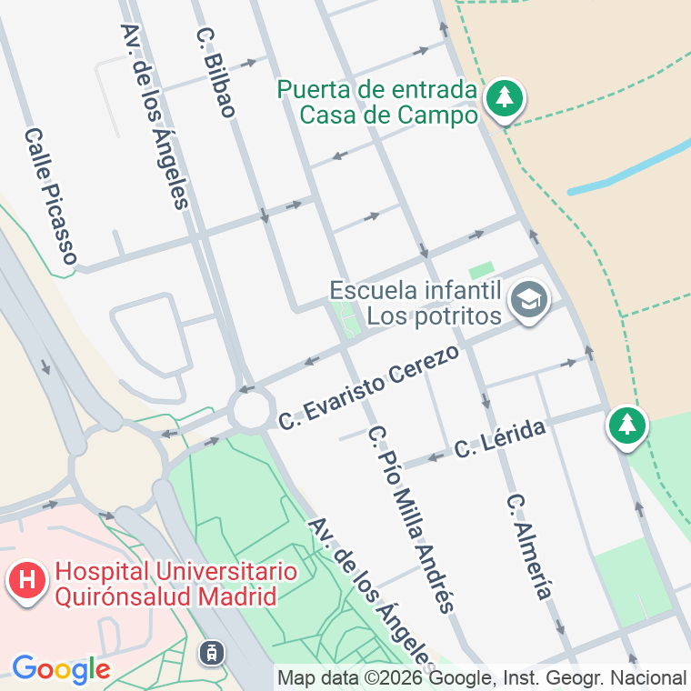 Código postal de Albacete en Pozuelo de Alarcón