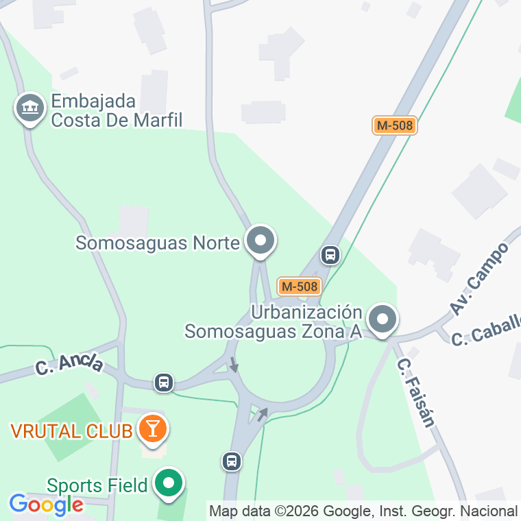 Código postal de Somosaguas Norte, Urbanizacion en Pozuelo de Alarcón