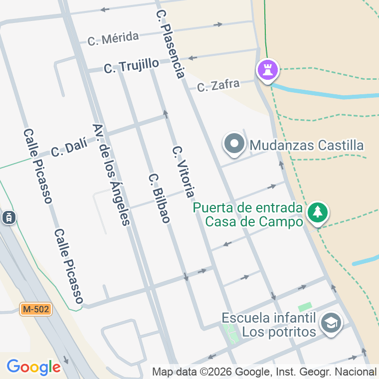 Código postal de Vitoria en Pozuelo de Alarcón