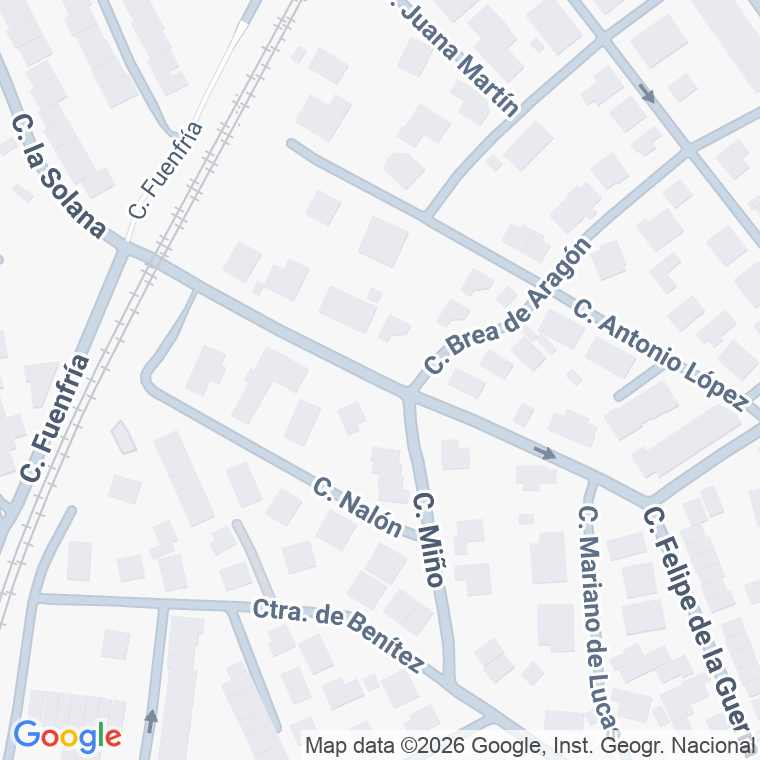 Código postal de Calle Arroyo del Tesoro en Pozuelo de Alarcon