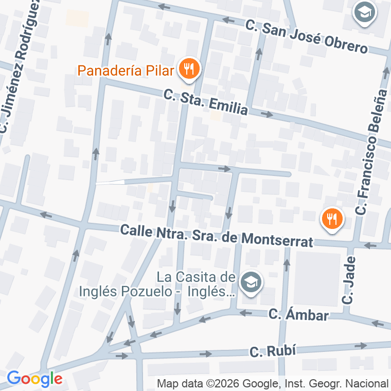 Código postal de Calle Crispulo Mingo Bravo en Pozuelo de Alarcon