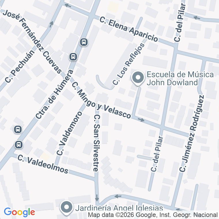 Código postal de Mingo y Velasco en Pozuelo de Alarcón