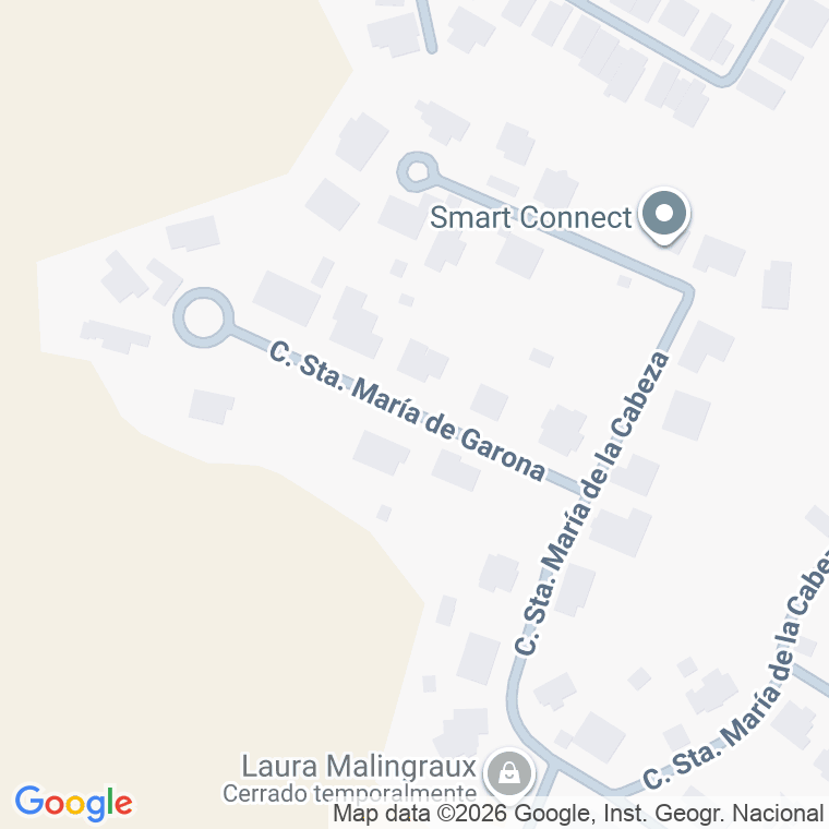 Código postal de Calle Santa Maria de Garoña en Vegas - Santa Maria (las)