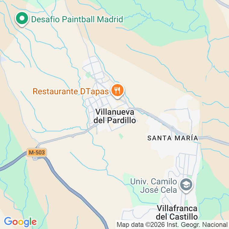 Código postal de Plaza Reconquista (de La) en Villanueva del Pardillo