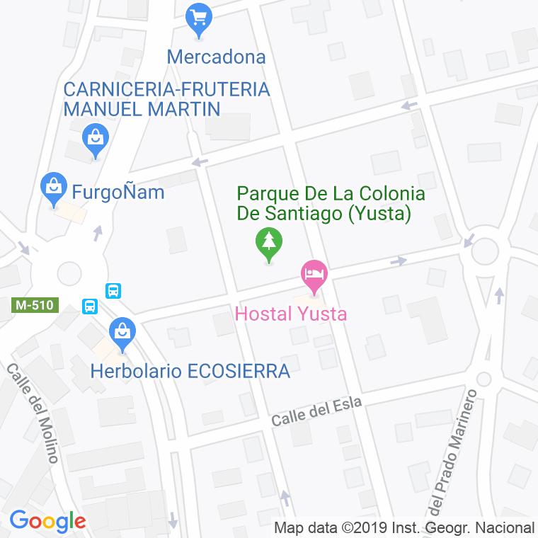 Código Postal de Colonia Santiago Antigua en Madrid