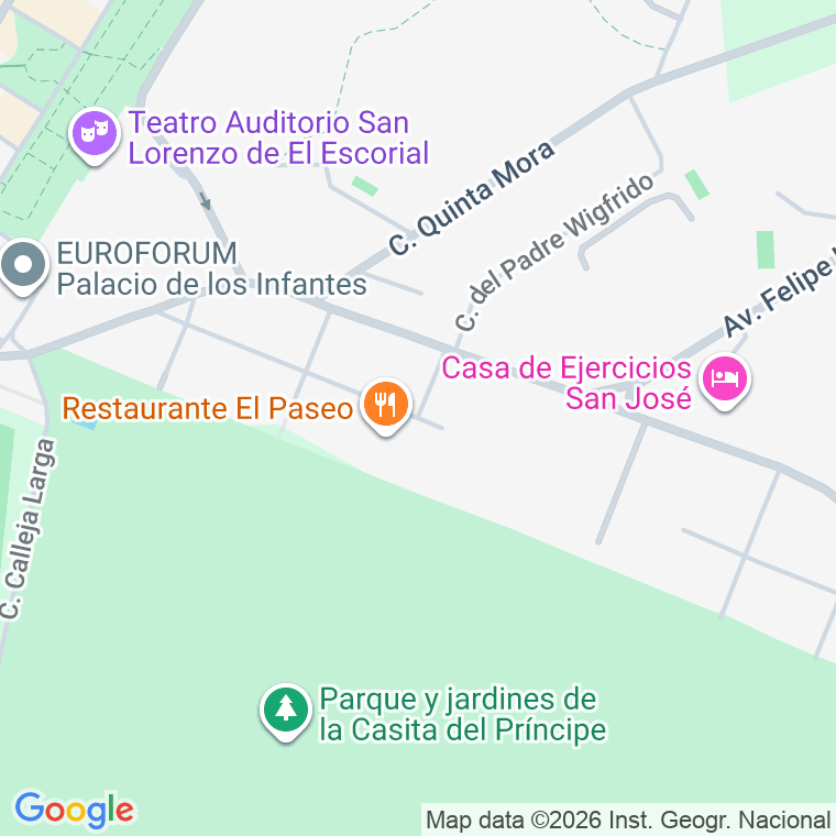 Código postal de Calle Licenciado Ortega (del) en Escorial (el)