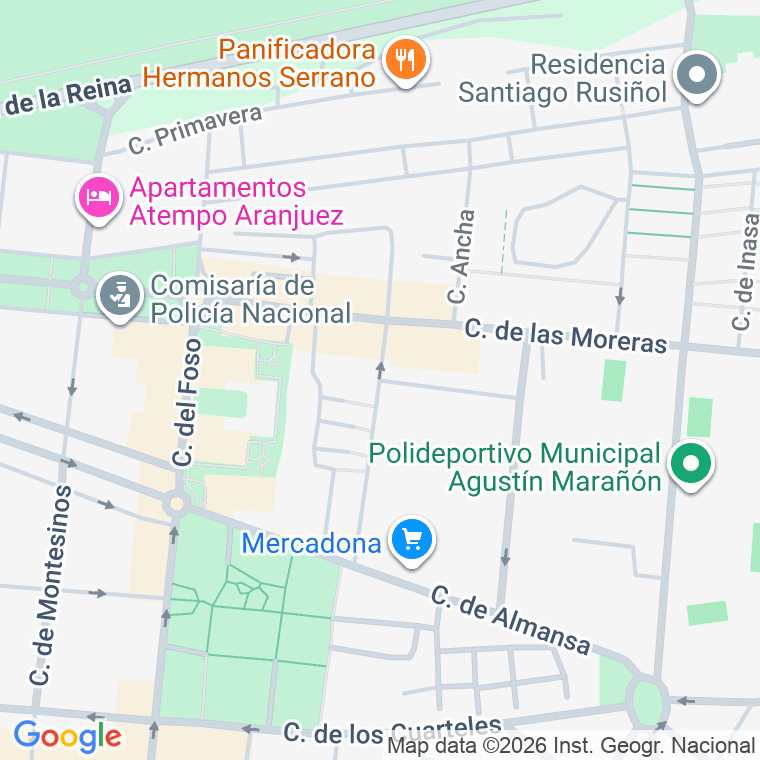 Código postal de Calle Corrado Giaquinto en Aranjuez