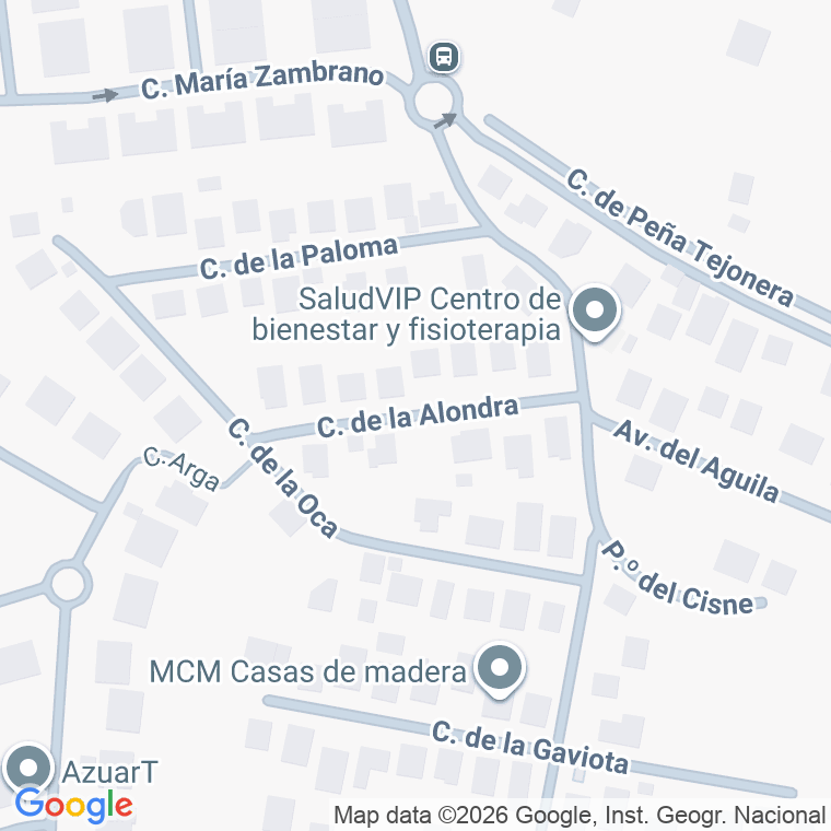 Código postal de Calle Alondra en Dominio de Fontenebro