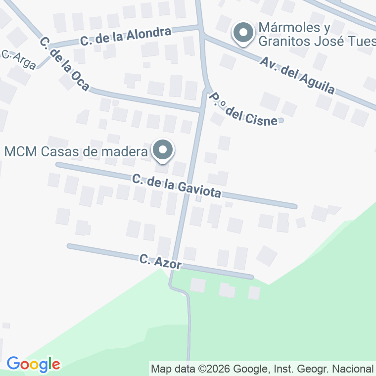Código postal de Calle Gaviotas (las) en Dominio de Fontenebro
