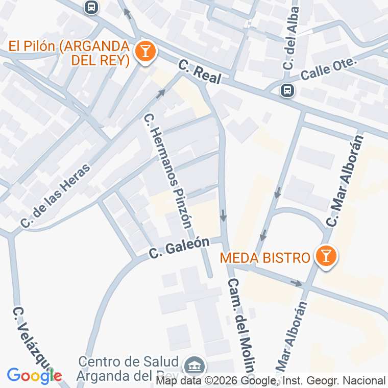 Código postal de Calle Gonzalo de Cordoba en Arganda