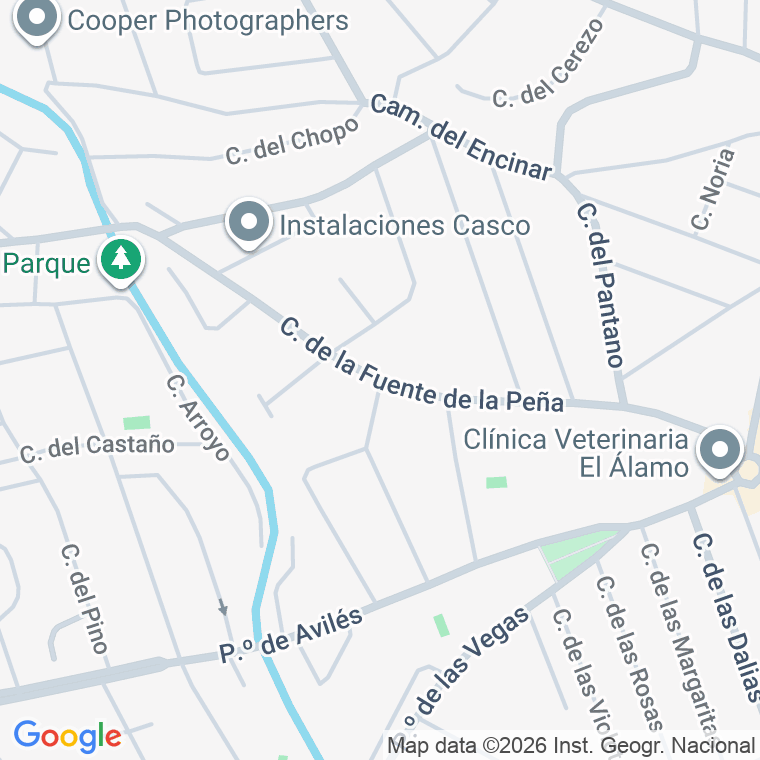 Código postal de Calle Fuente de la Peña (de La) en Alamo (el)