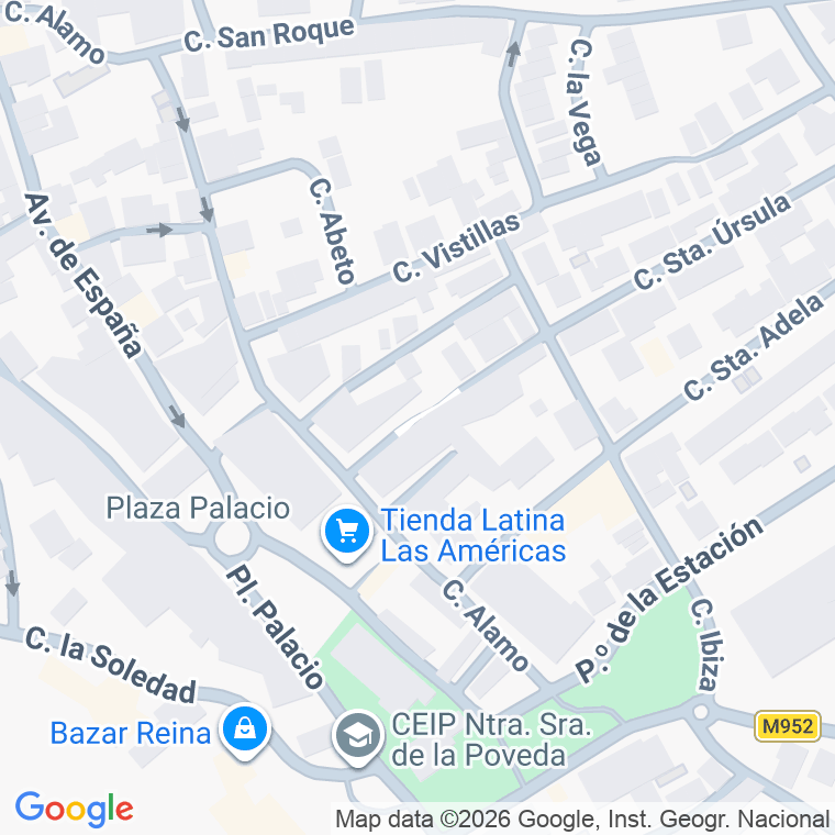 Código postal de Calle San Francisco en Villa del Prado