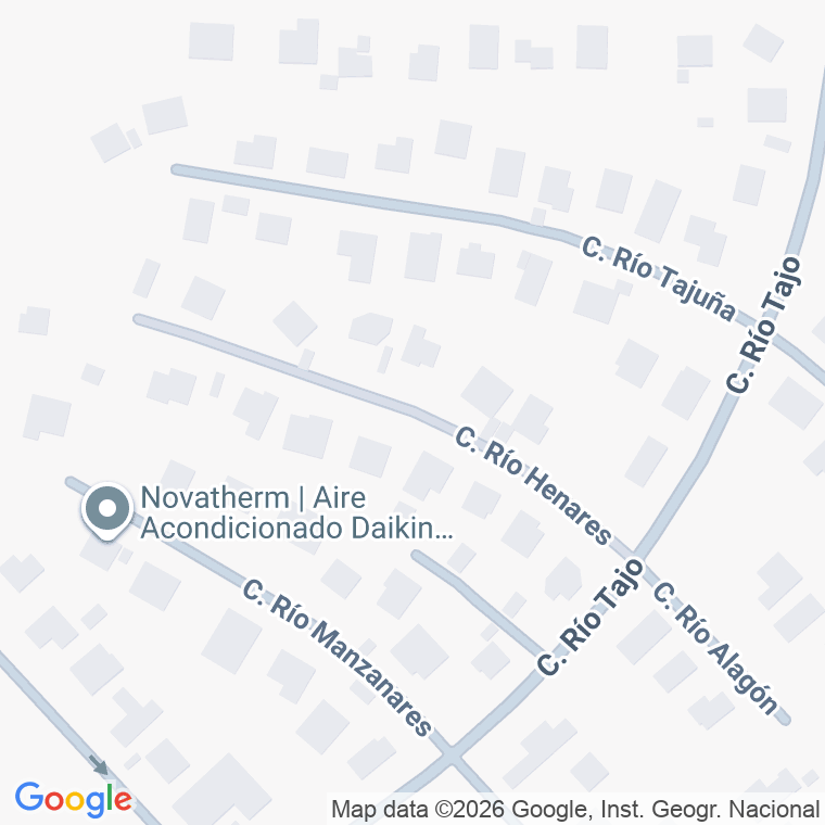 Código postal de Calle Rio Henares en Urbanizaciones Noroeste
