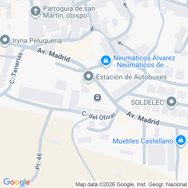 Código postal de Calle Falla los Caputxins en S Martin de Valdeiglesias