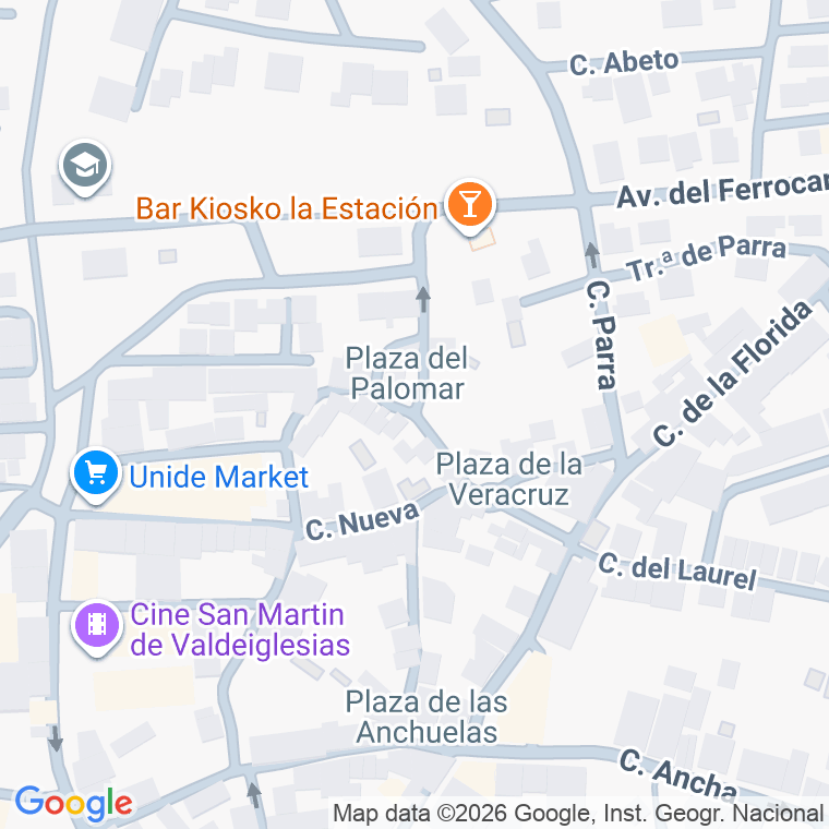 Código postal de Plaza Palomar (del) en S Martin de Valdeiglesias