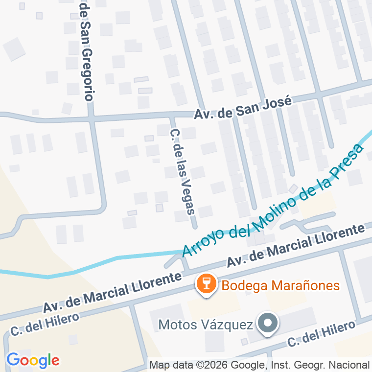 Código postal de Calle Vegas (de Las) en Pelayos de la Presa