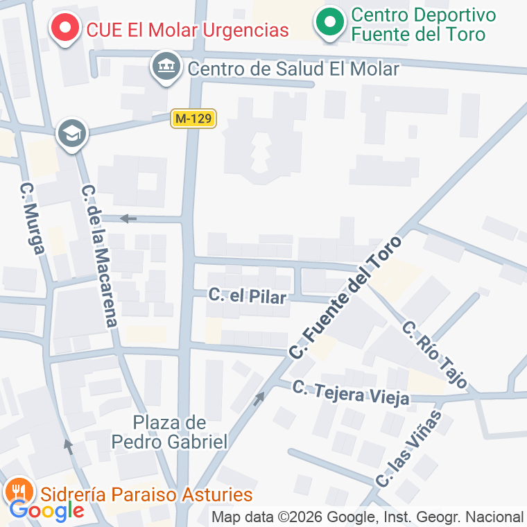 Código postal de Calle Remedios (de Los) en Molar (el)