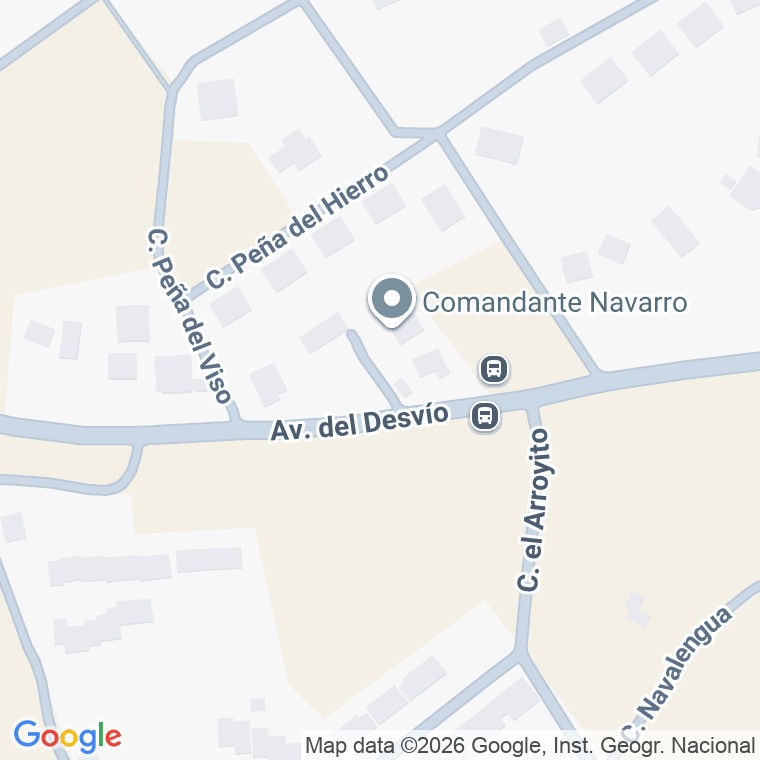 Código postal de Calle Comandante Navarro en Cerro Matallera