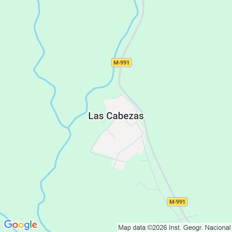 Código postal de Calle Rio Robles (las Cabezas) en Cabezas (las)