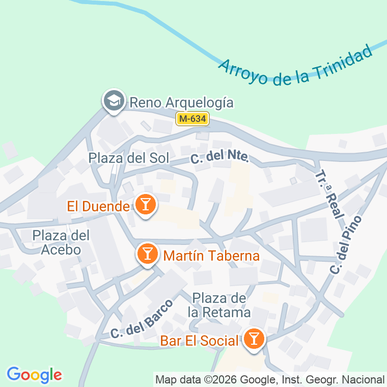 Código postal de Calle Fresno (del) en Villavieja del Lozoya