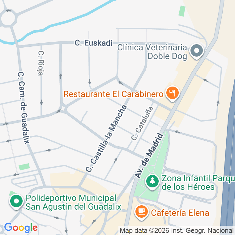 Código postal de Calle Castilla-la Mancha en San Agustin del Guadalix