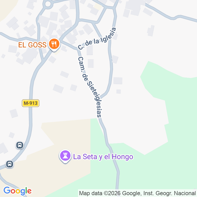 Código postal de Cmno Sieteiglesias (navas) (de en Navas de Buitrago