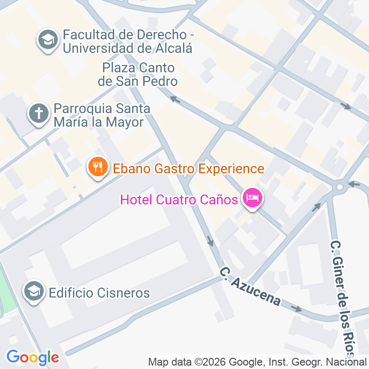 Código postal de Calle Azucena en Alcala de Henares