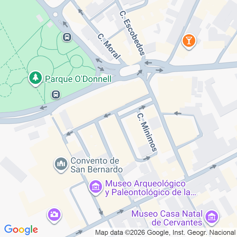 Código postal de Calle Madre de Dios en Alcala de Henares