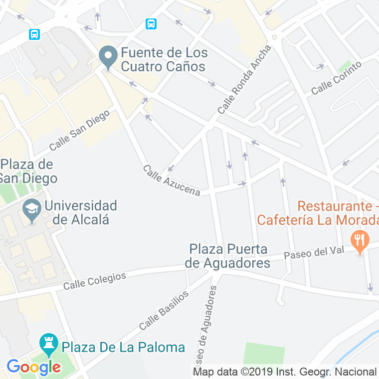 Código Postal calle Azucena   (Impares Del 1 Al 27)  (Pares Del 2 Al 6) en Alcalá de Henares