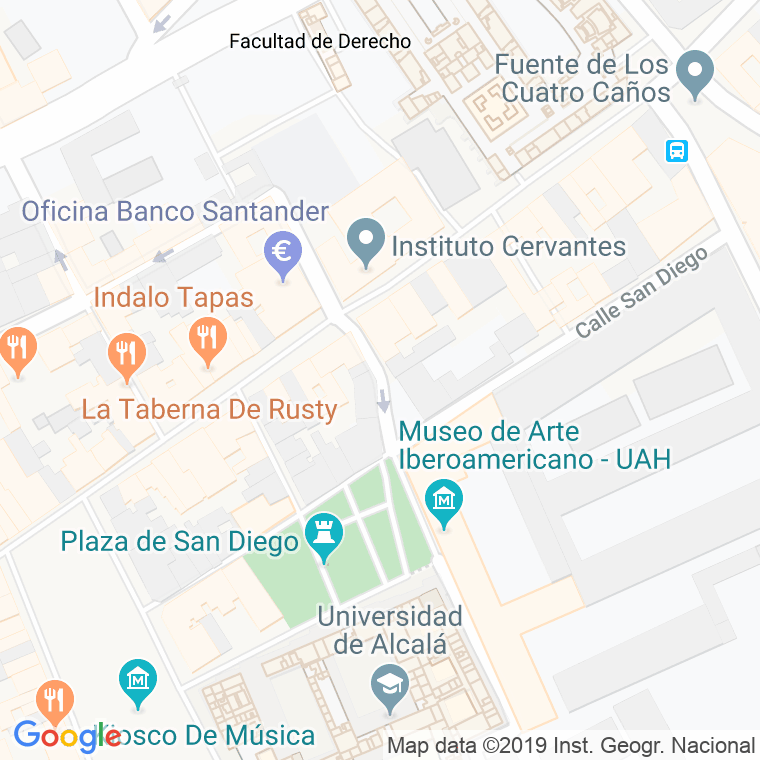 Código Postal calle Beatas en Alcalá de Henares